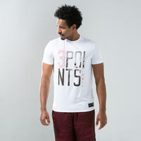 Men's Basketball T-Shirt / Jersey TS500 - White 3PTS