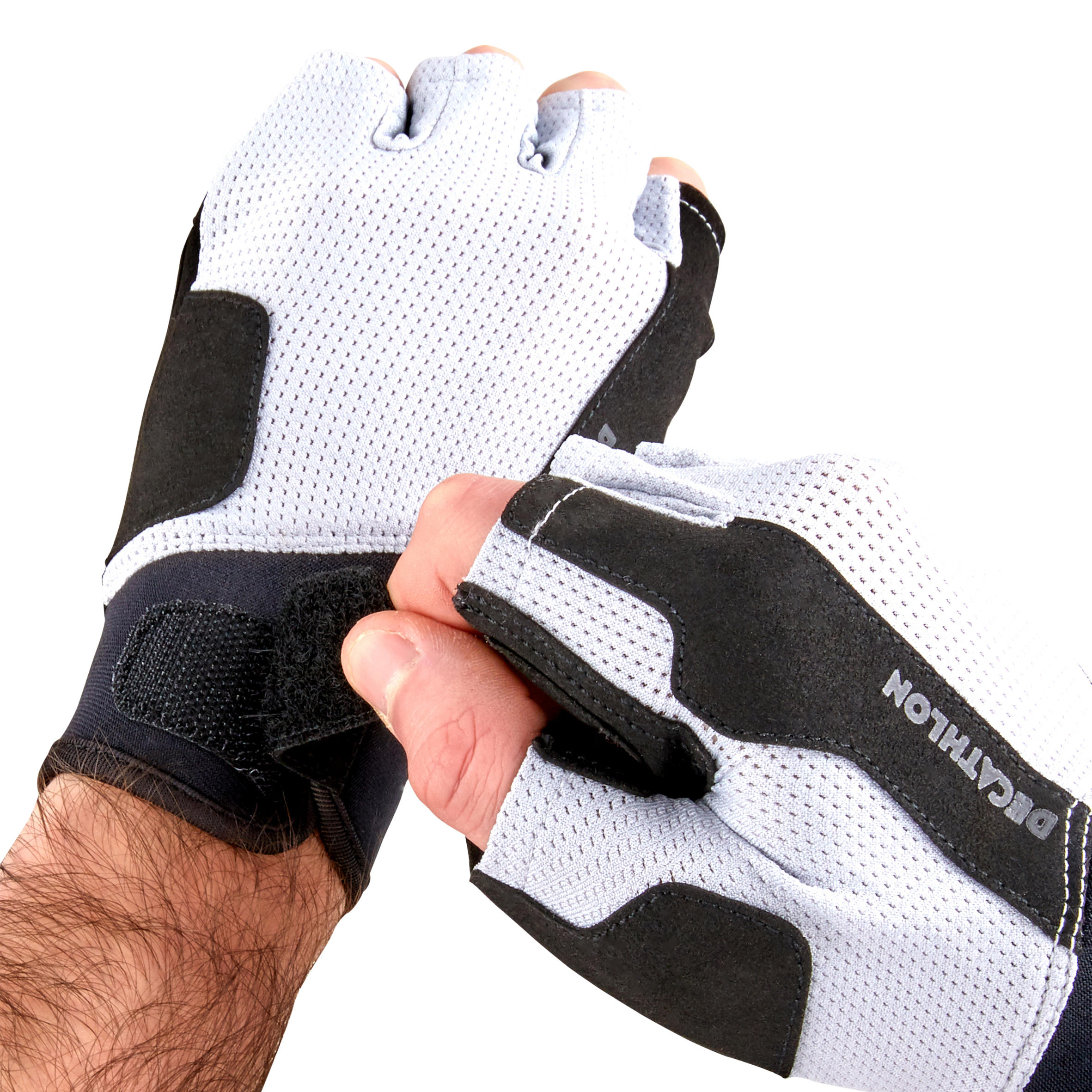 Weight Training Glove 500 - Grey 5/7