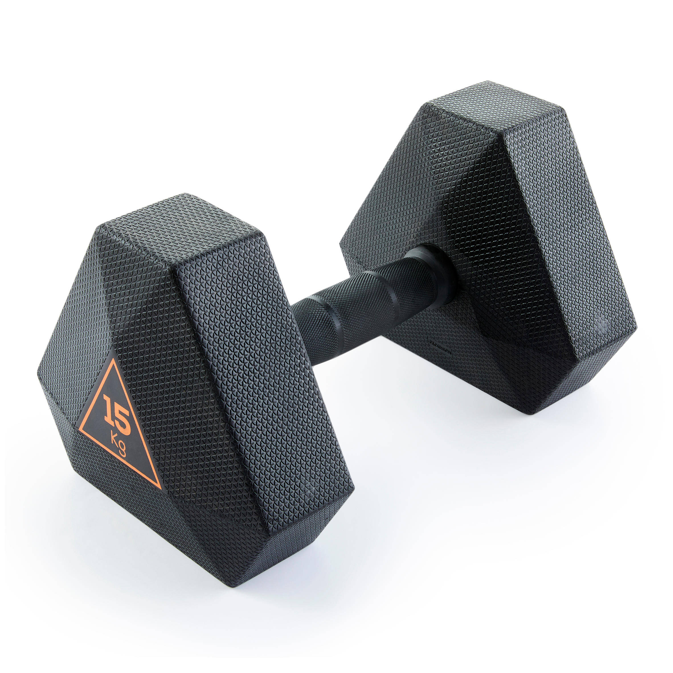 Hex Dumbbell 15 kg Black -  4