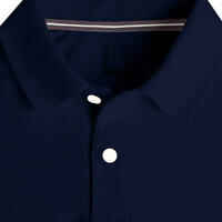 Men's golf short-sleeved polo shirt MW500 navy blue