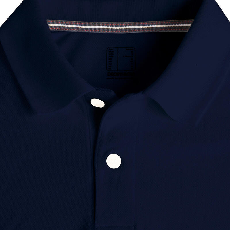 Polo de golf manches courtes homme MW500 bleu marine