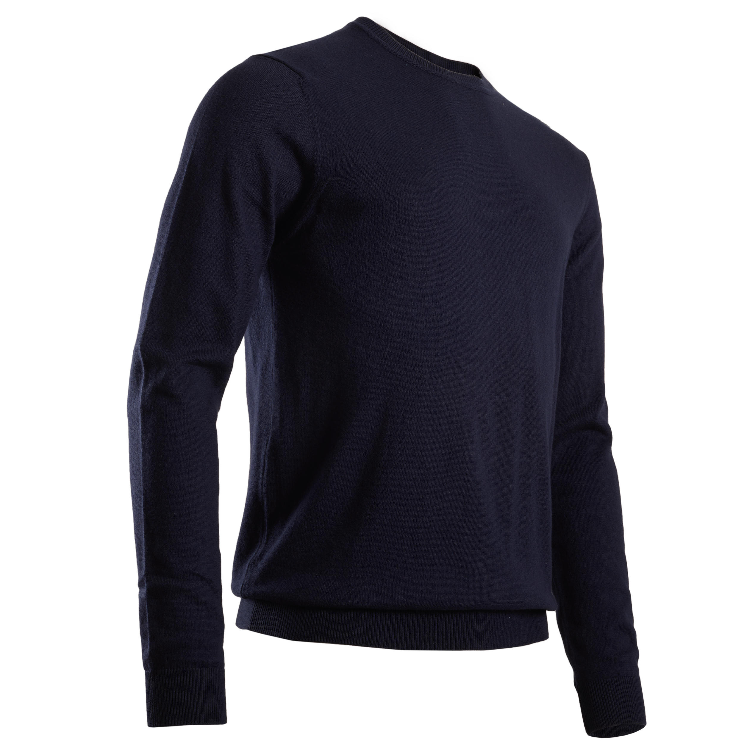 golf crew neck pullover MW500 navy blue 