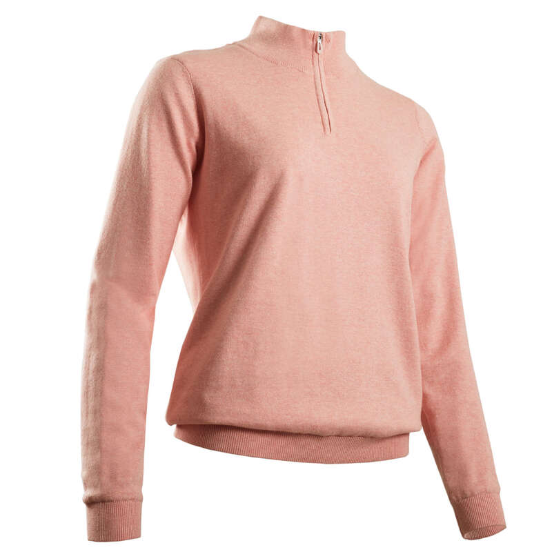 INESIS Women's Golf Mild Weather Windproof Pullover Pink...