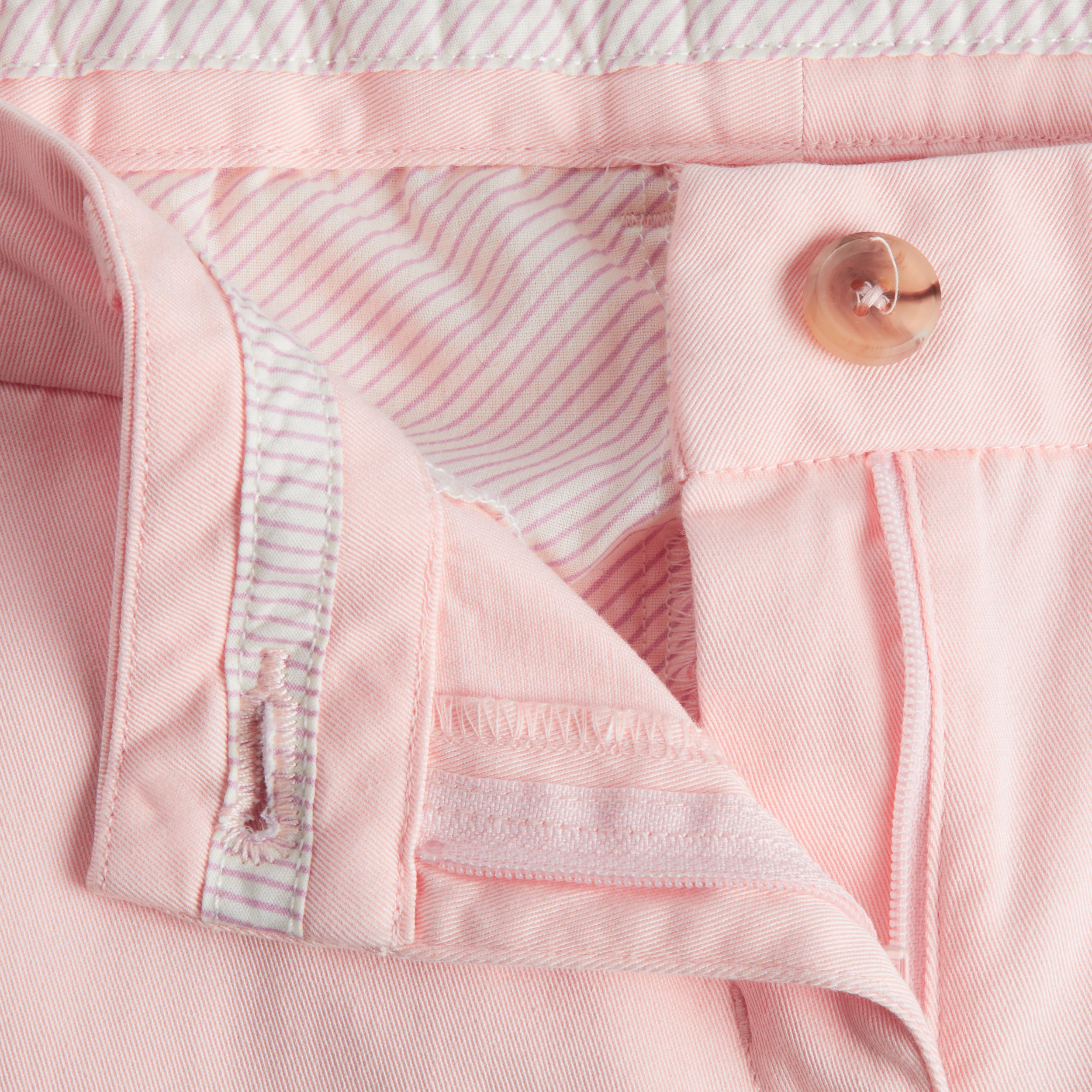 Women's golf chino shorts - MW500 pale pink 3/4