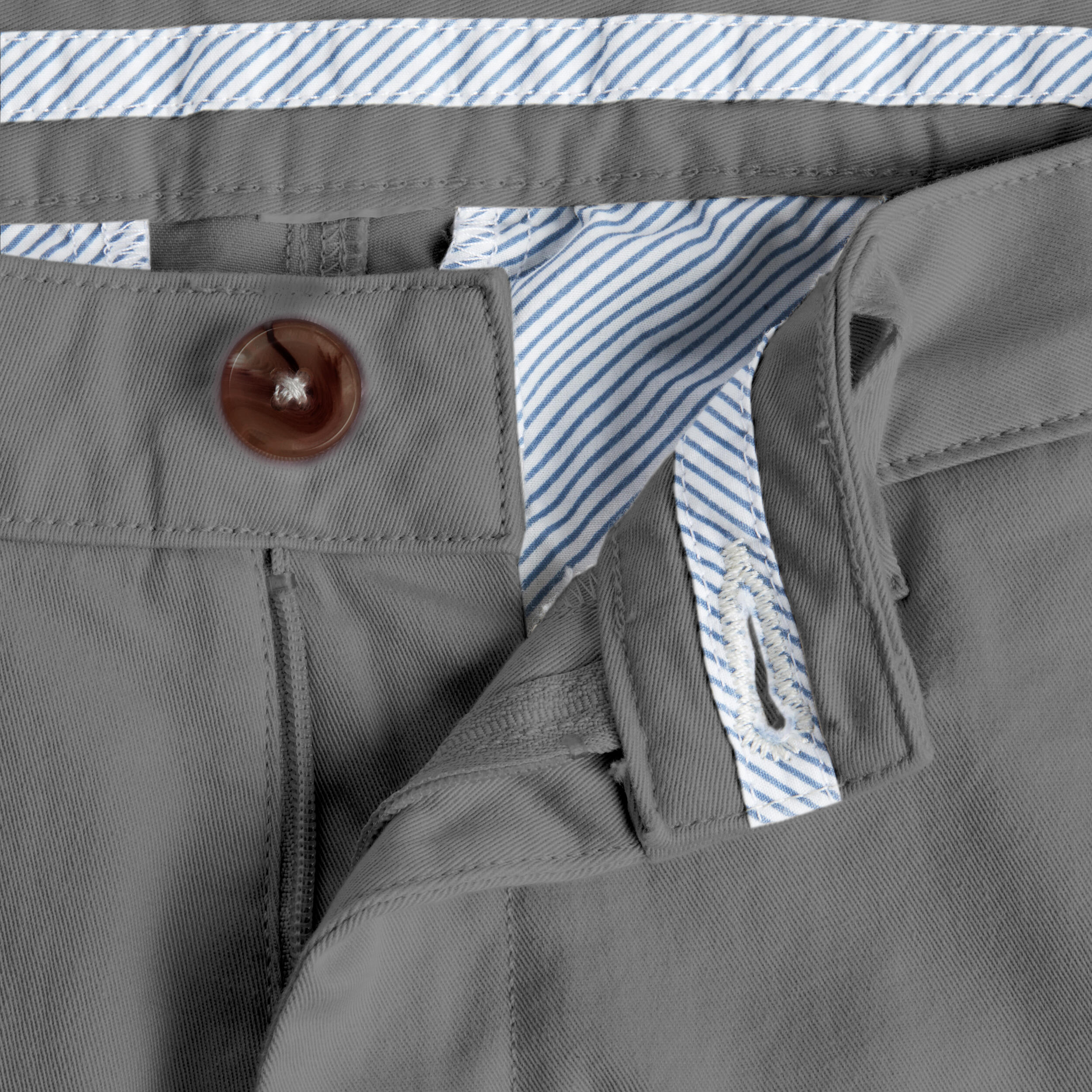 Chino Hose MW500 Herren grau 4/6