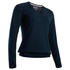 Women V-Neck Pullover MW500 Navy Blue