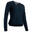 Pull de golf col V femme MW500 bleu marine