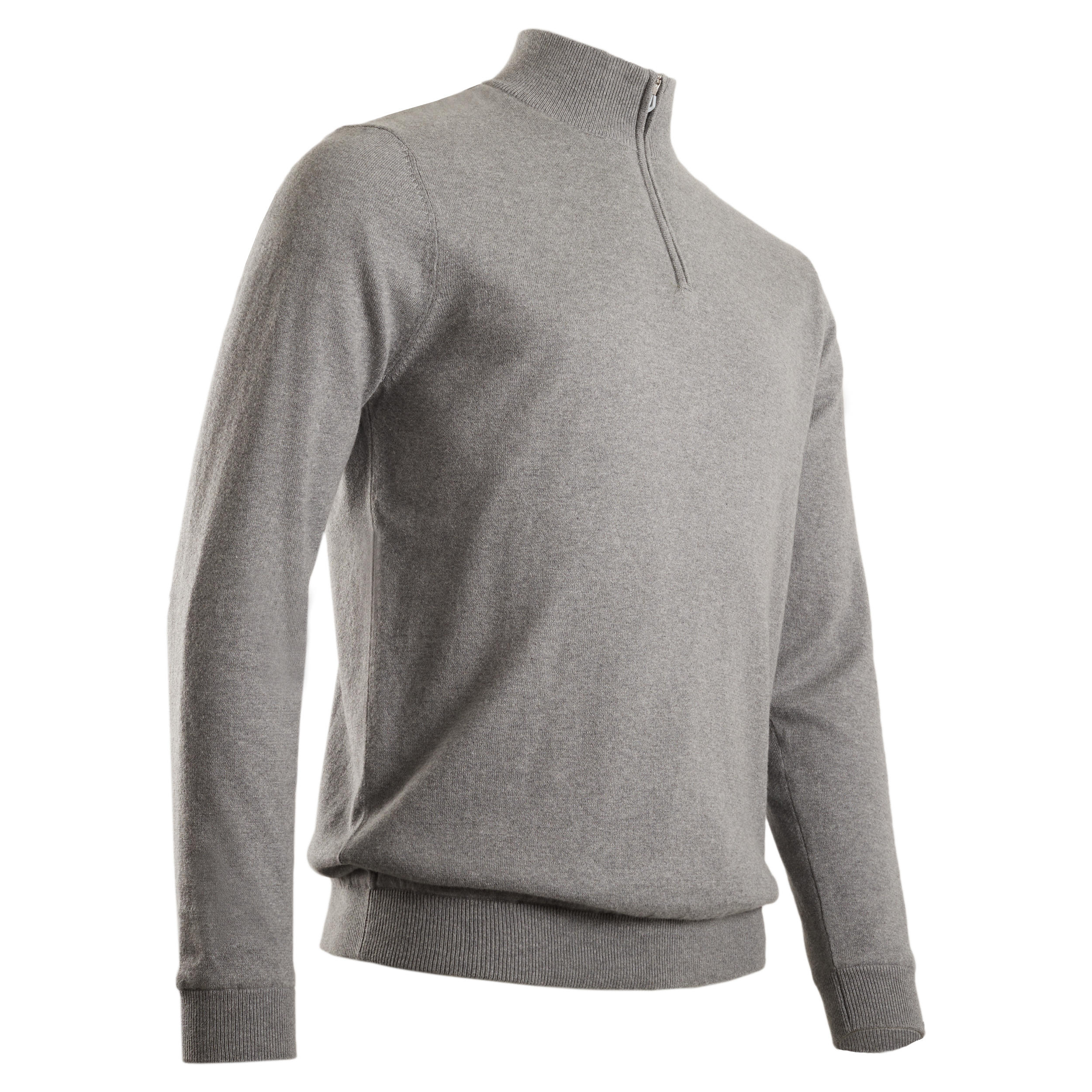 Men's golf windbreaker pullover MW500 grey 6/6