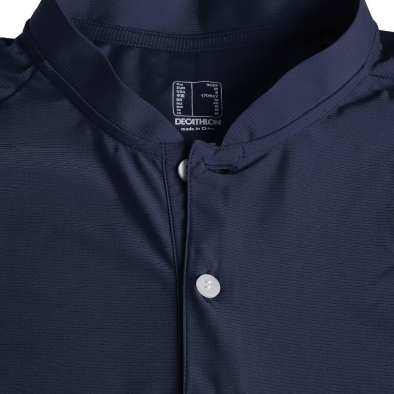 Men's golf short-sleeved polo shirt WW900 navy blue