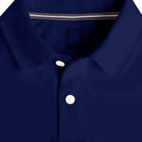 Men's golf short-sleeved polo shirt MW500 blue