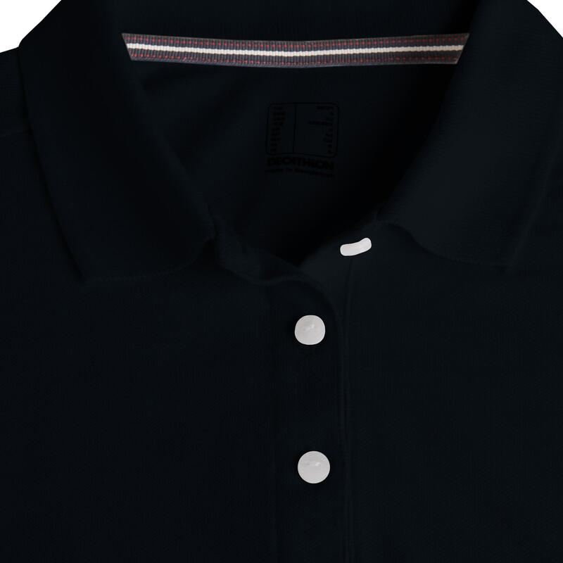 Golf Poloshirt Kurzarm MW500 Damen schwarz