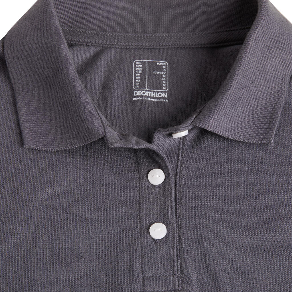 Polo golf 100% coton manches courtes Femme - MW100 blanc