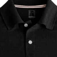 Men's golf short-sleeved polo shirt MW500 mottled dark grey