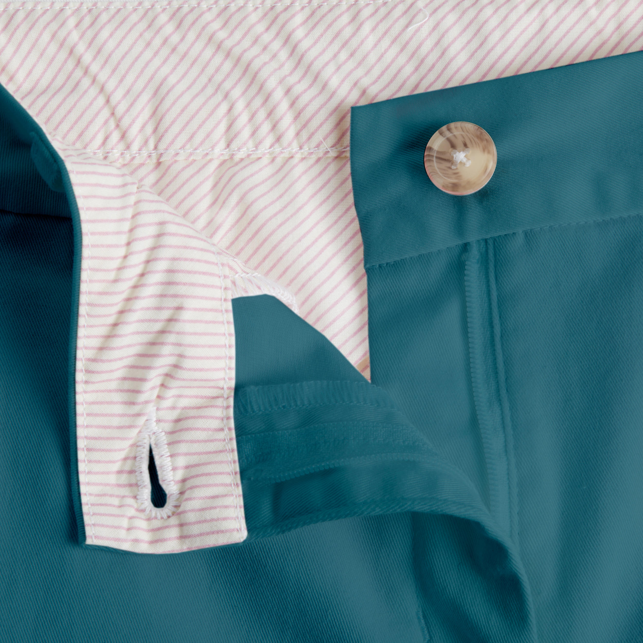 Women's golf chino shorts - MW500 blue grey 5/8