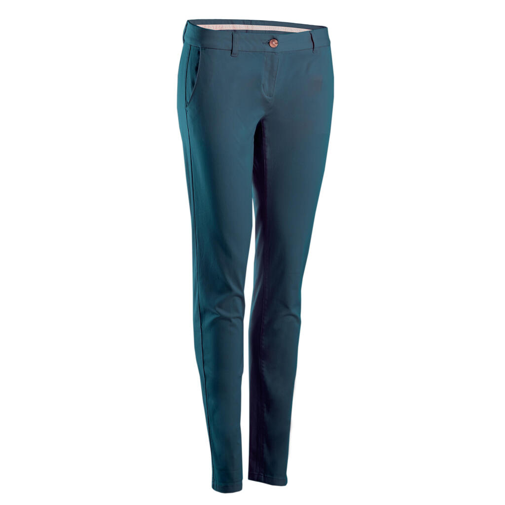 Women's Golf Trousers - Dark Petrol