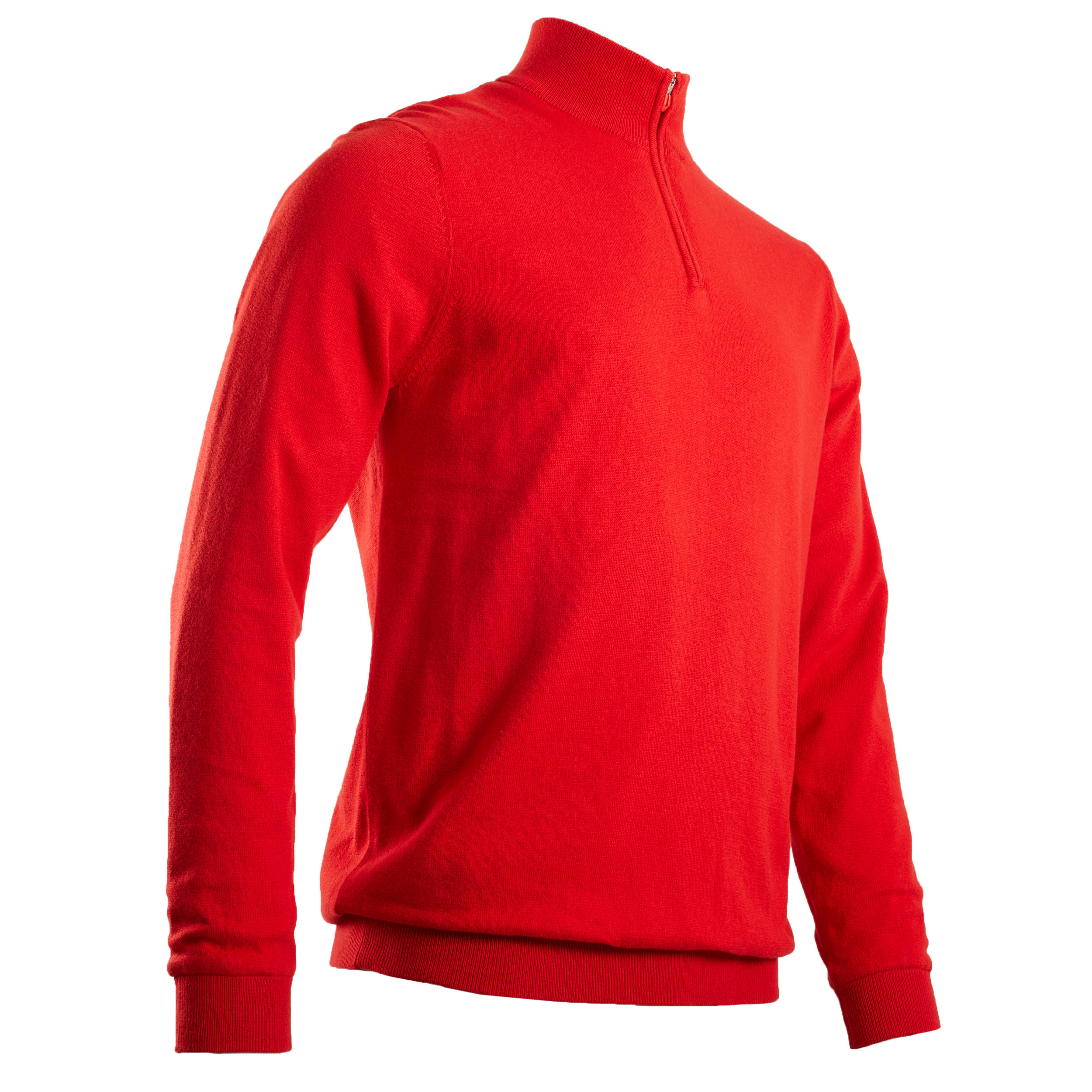 Men's golf windproof pullover MW500 red 6/6