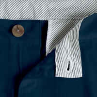 Men's golf cotton chino shorts - MW500 navy blue