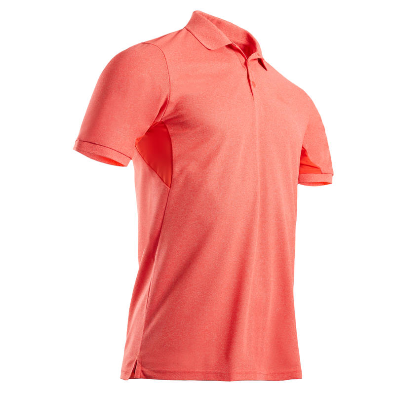 polo coral hombre
