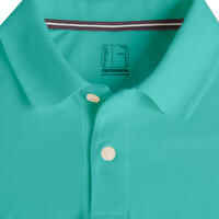 Men's golf short-sleeved polo shirt MW500 mottled mint