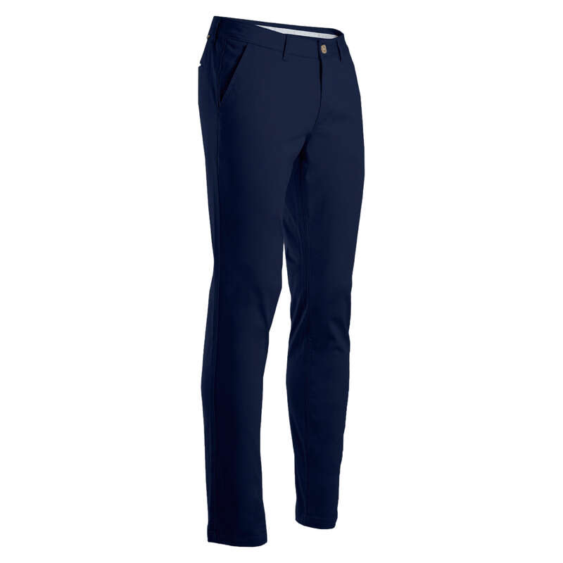 MENS MILD WEATHER GOLF CLOTHING Golf - Men's Trousers - Navy Blue INESIS - Golf Clothing