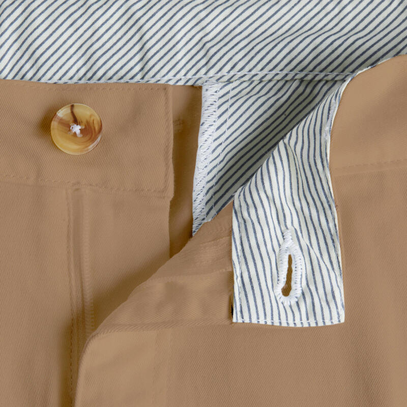 Pantaloncini golf uomo MW 500 beige