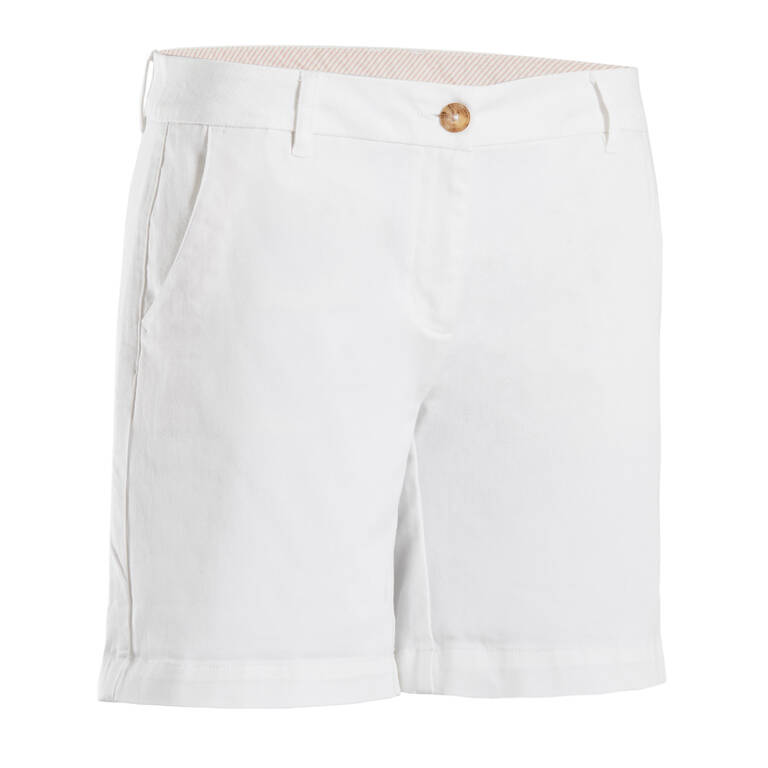 Women's Golf Bermuda Shorts - White