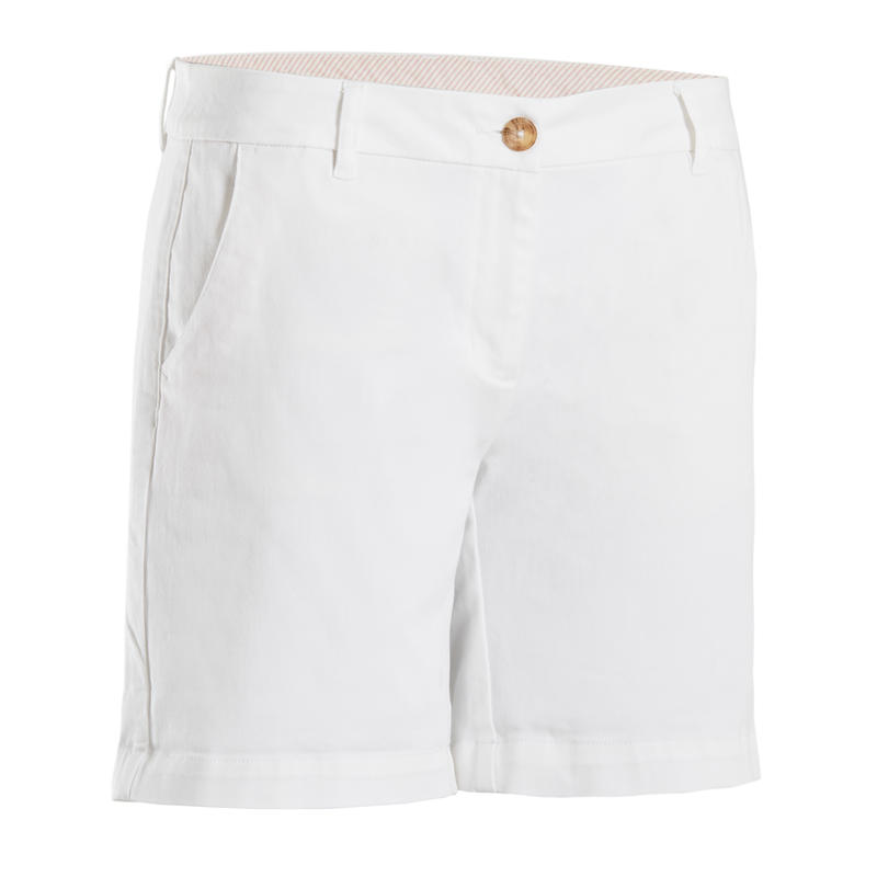 Women's Golf Bermuda Shorts White Decathlon