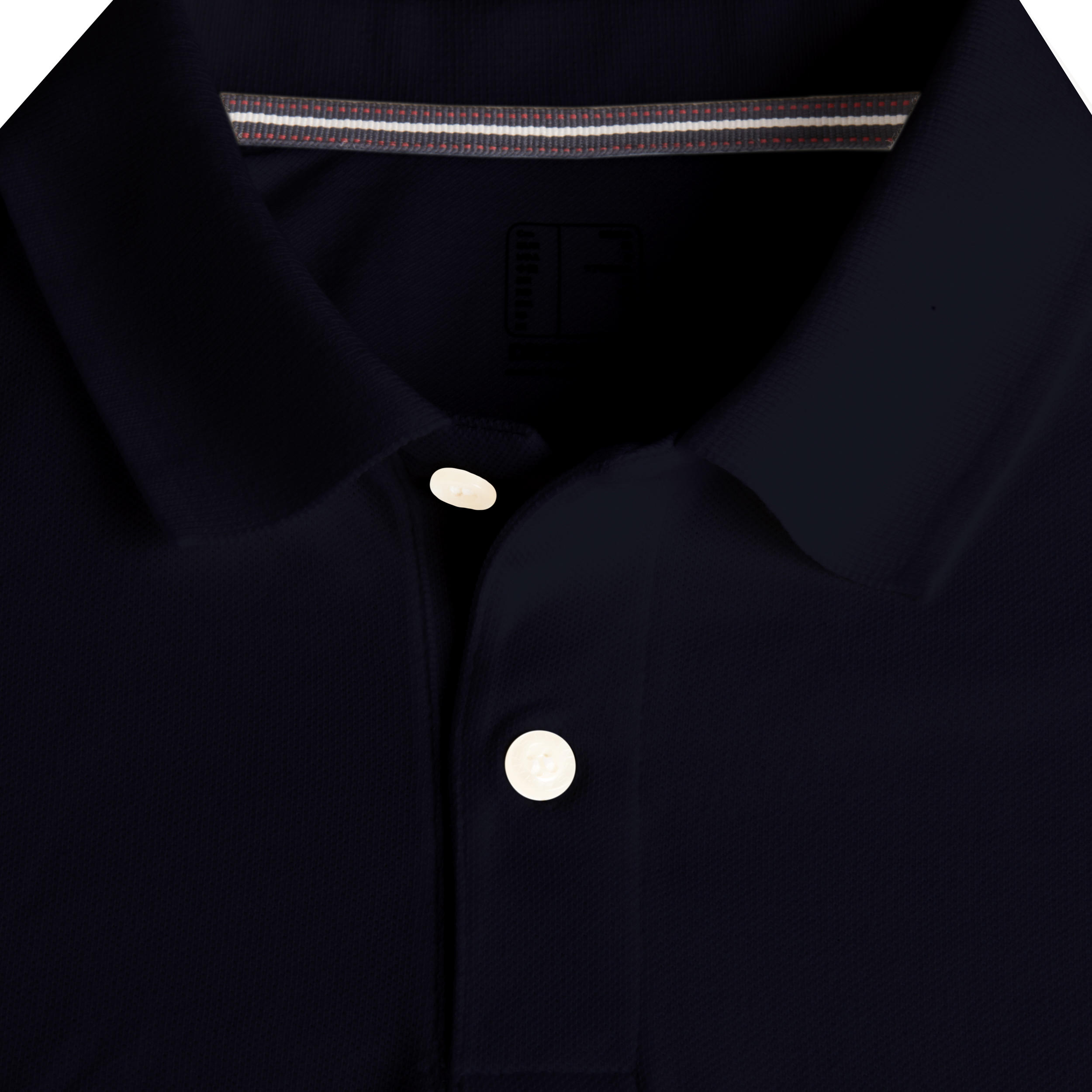 Polo de golf manches courtes homme MW500 noir 20/63