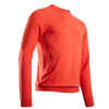 Men's golf crew neck pullover MW500 mottled coral