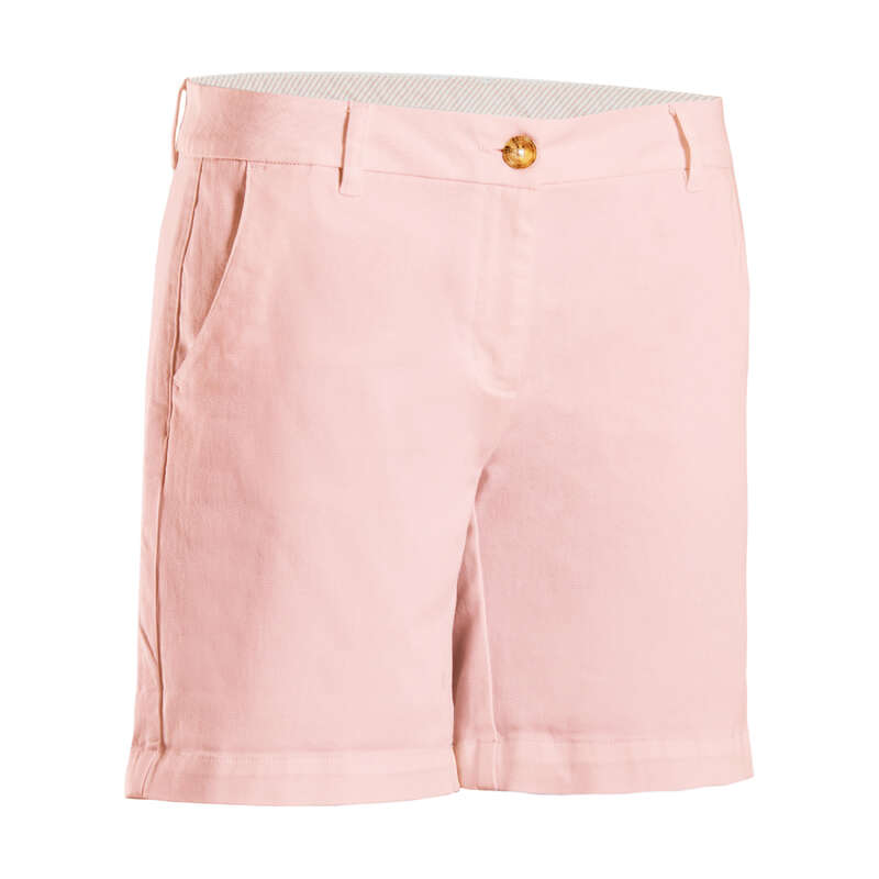 INESIS Women's Golf Bermuda Shorts - Pale Pink | Decathlon