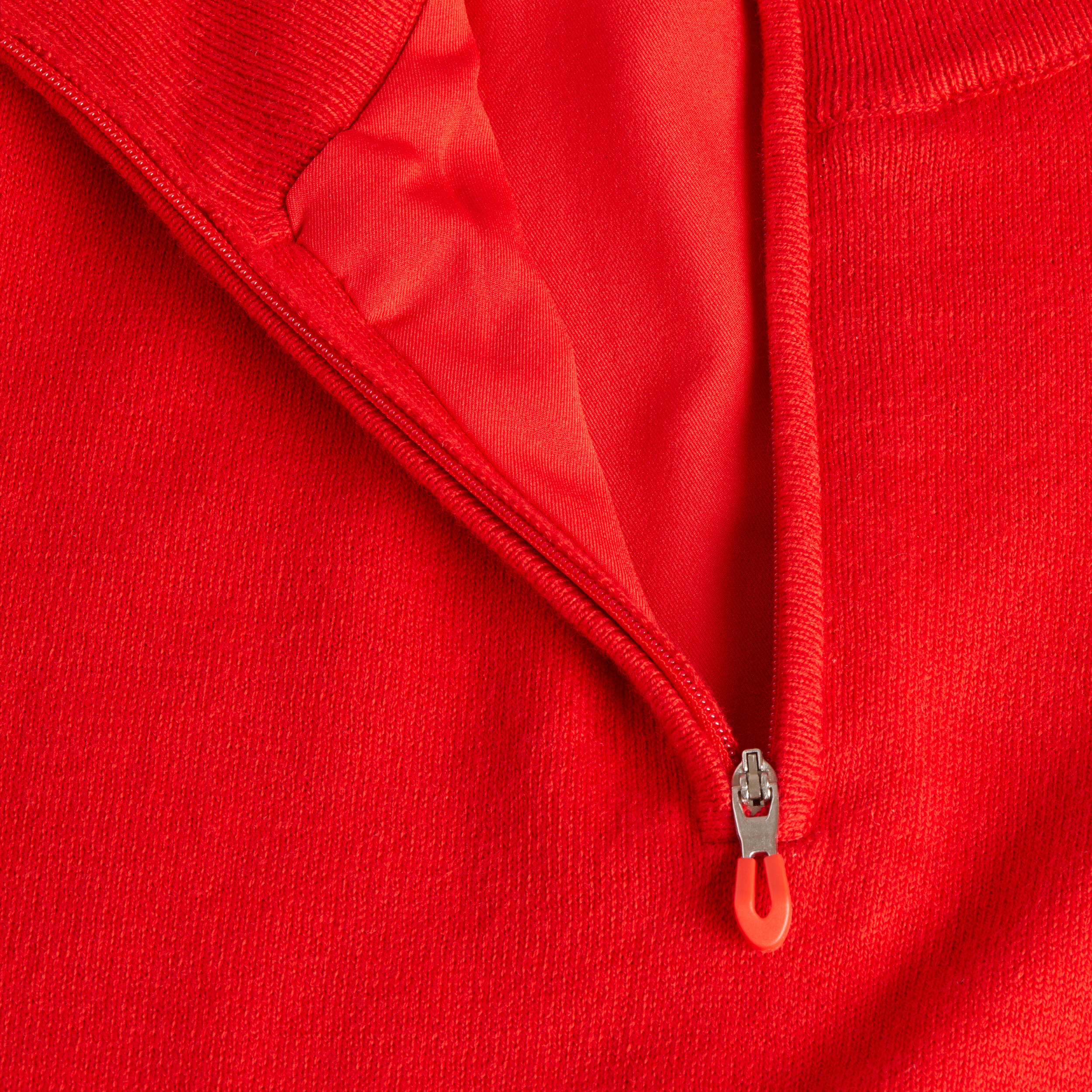 Men's golf windproof pullover MW500 red 4/6