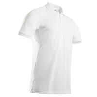 MEN'S GOLF SHORT SLEEVE POLO SHIRT - WW500 WHITE