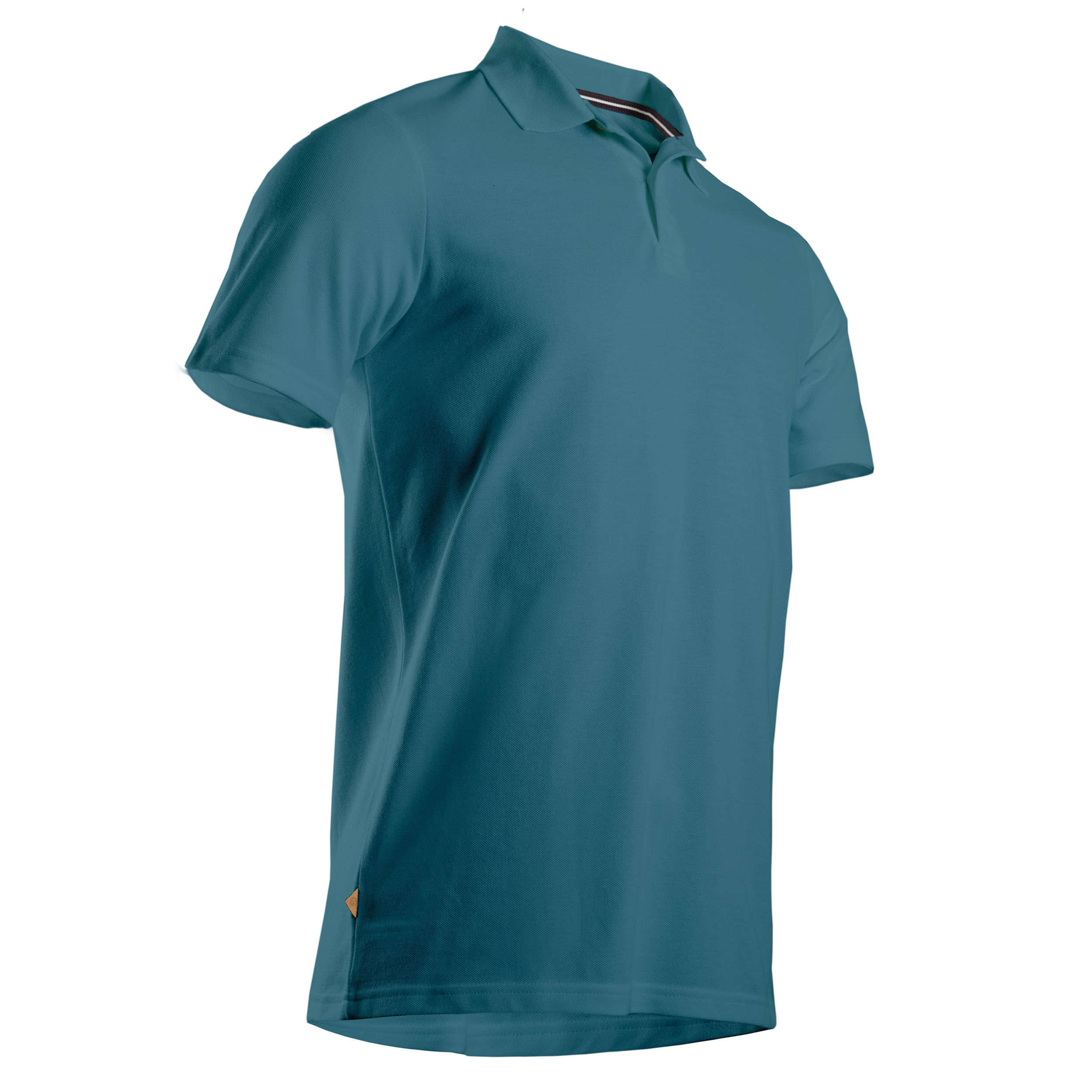 

Men' Golf Short Sleeve Polo Shirt - Turquoise -  By INESIS | Decathlon, Blue