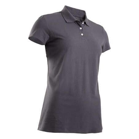 Polo golf 100% coton manches courtes Femme - MW100 gris