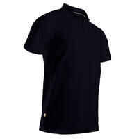 Men's golf short-sleeved polo shirt MW500 black