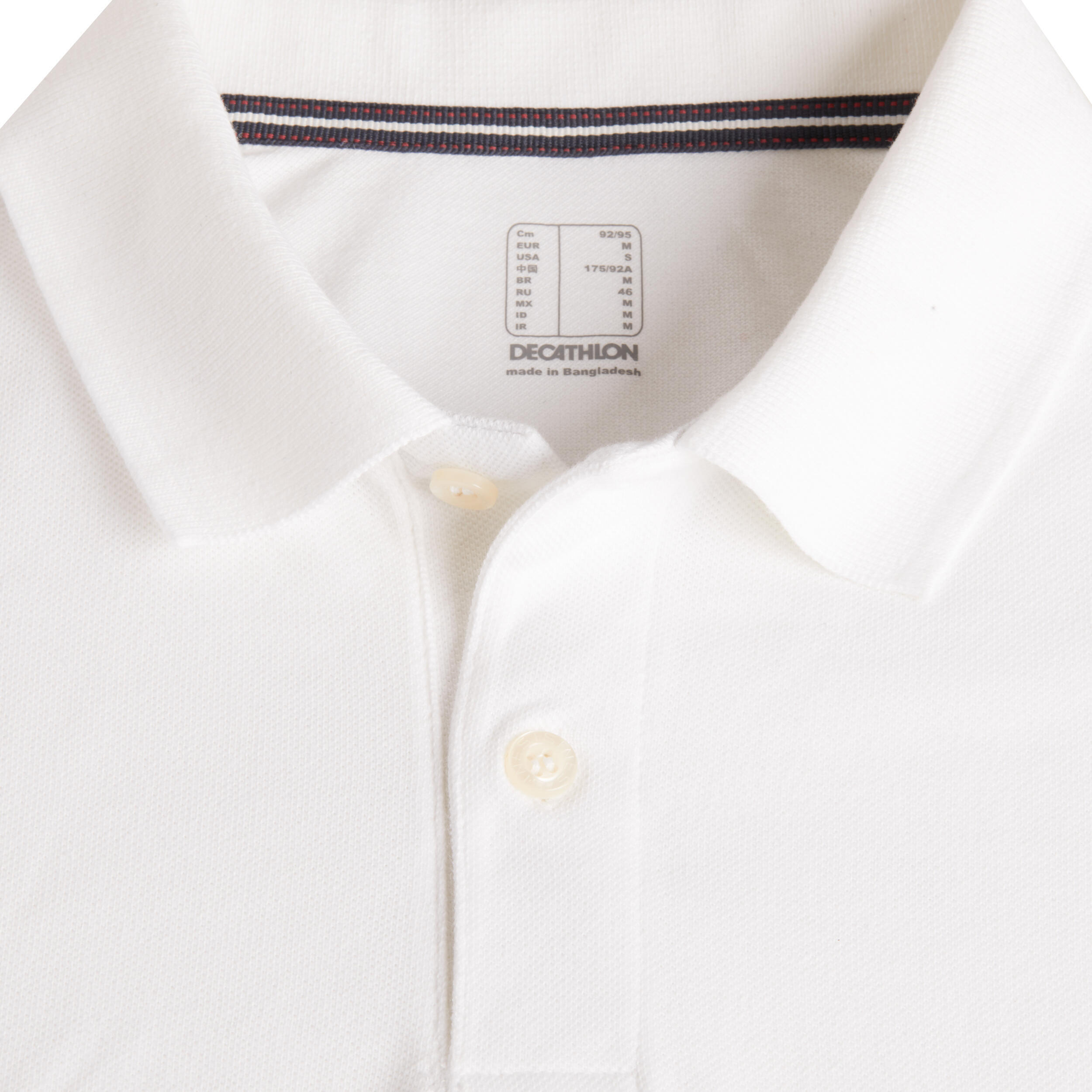 Men's Golf Short Sleeve Polo Shirt - White 2/7