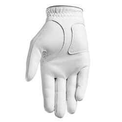 WOMEN'S GOLF GLOVE LEFT HANDED - 500 WHITE