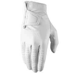 WOMEN'S GOLF GLOVE CABRETTA LEFT HANDED - 900 WHITE