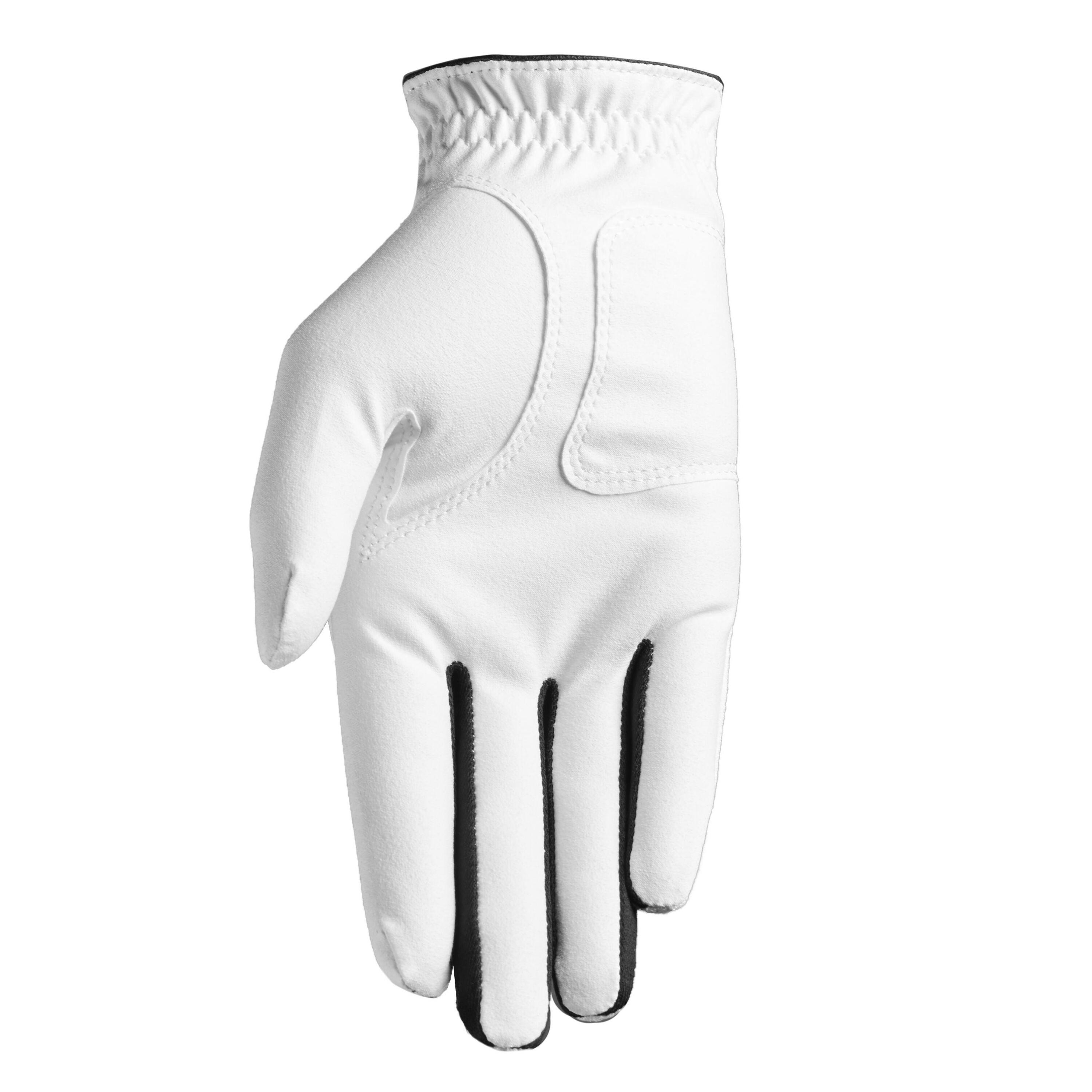 Women's golf left-handed glove white 2/3