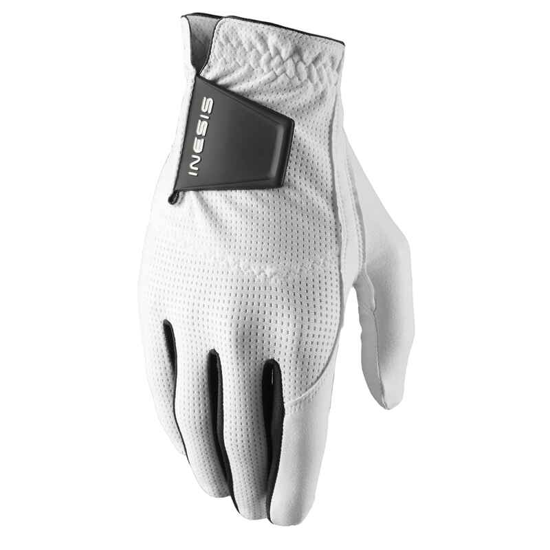 Men's lefthanded WW golf gloves white Decathlon