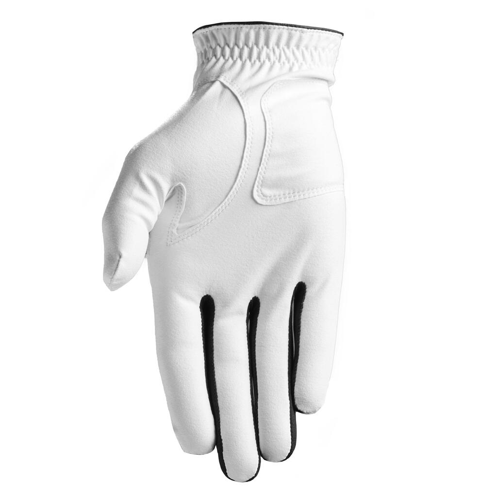 Men's golf hight-handed WW glove white