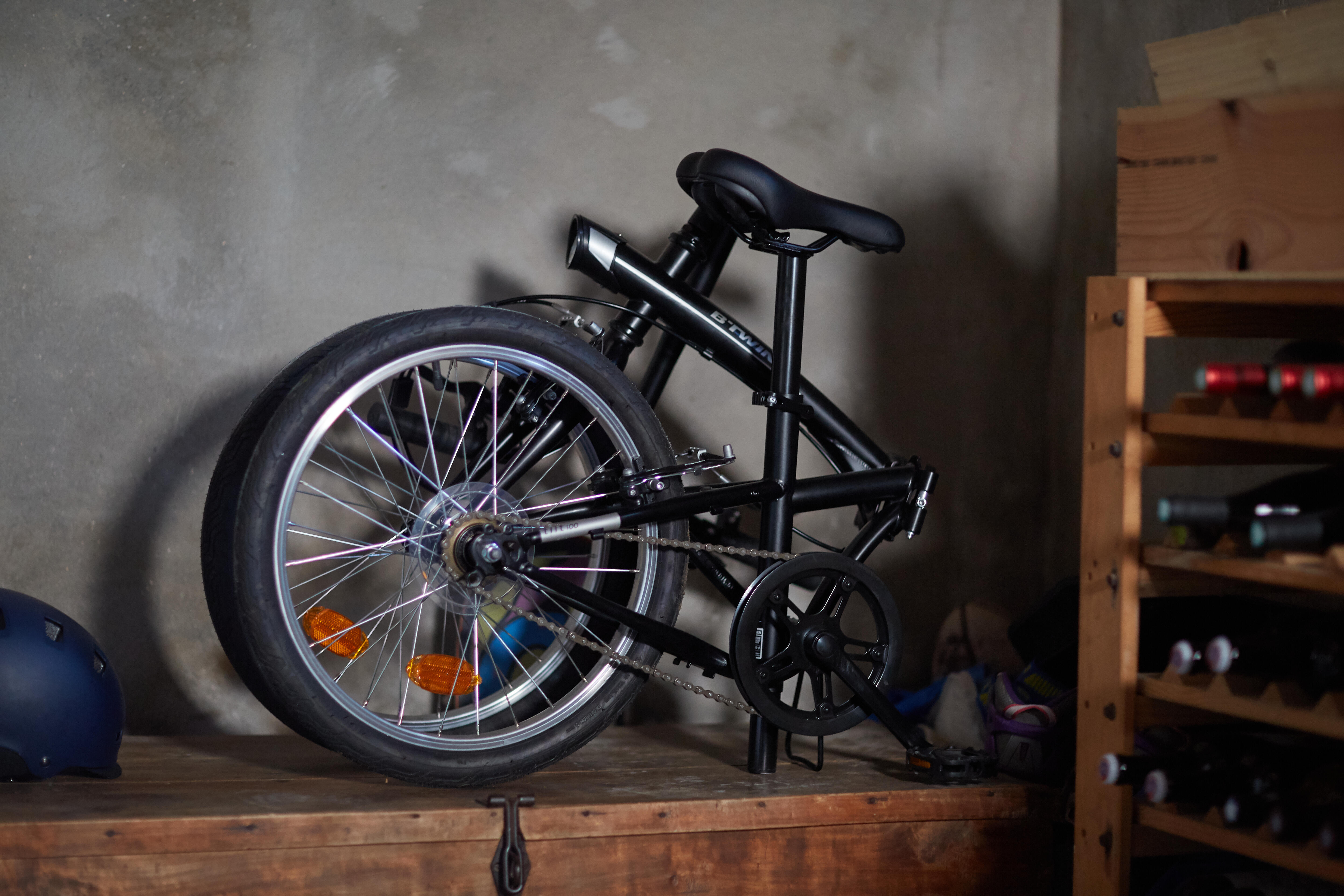 Sacca bici shop pieghevole decathlon
