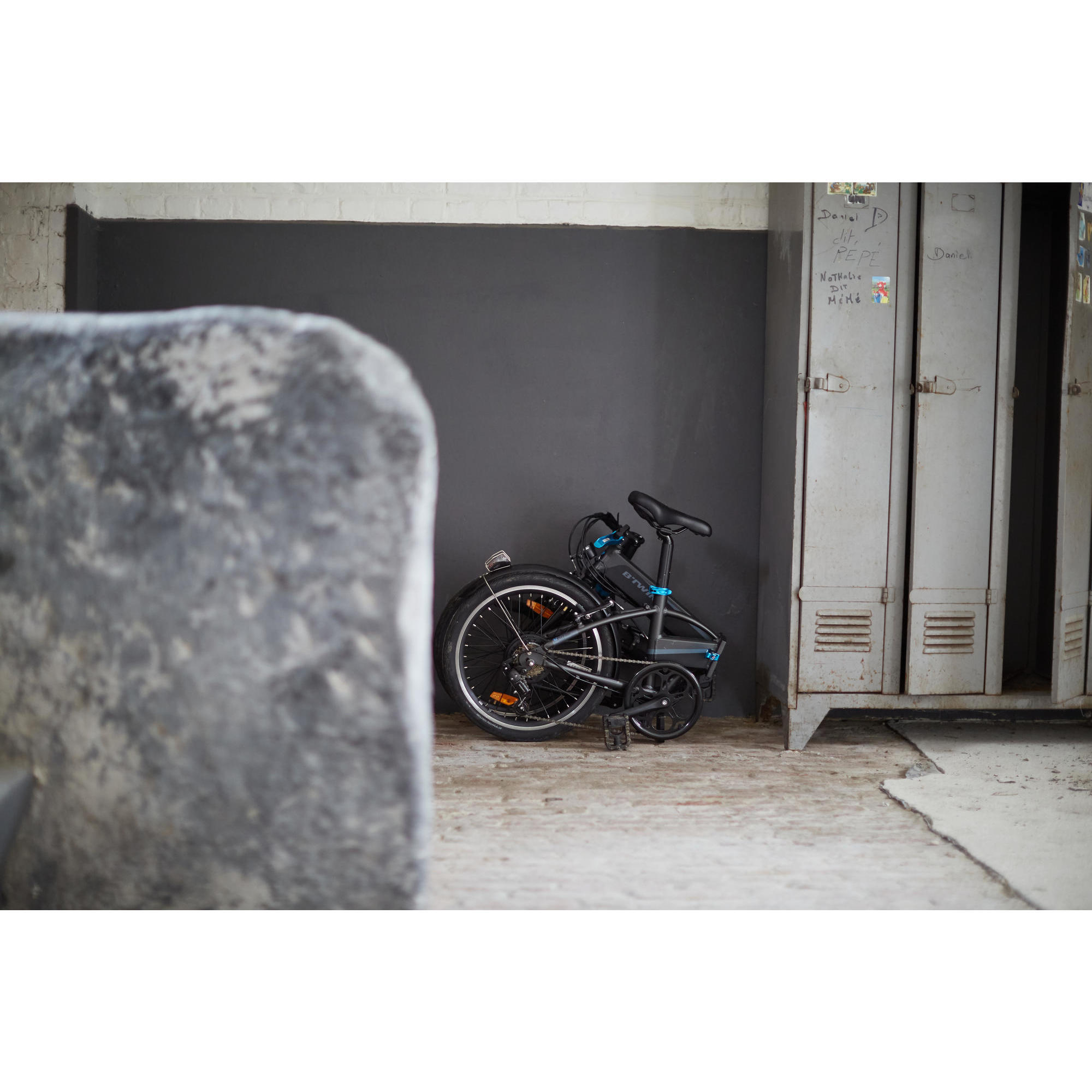 decathlon folding electric bike