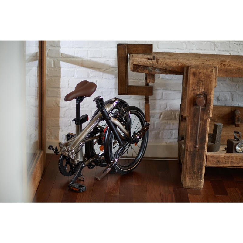 Vouwfiets Fold 560 gelakt onbewerkt aluminium