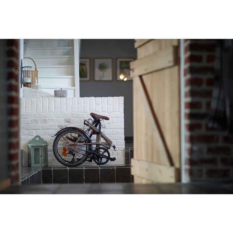 Vouwfiets Fold 560 gelakt onbewerkt aluminium