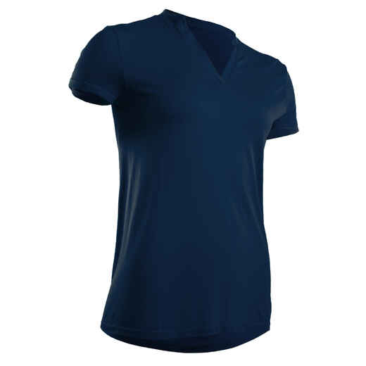 
      Women's golf short-sleeved polo shirt WW900 navy blue
  