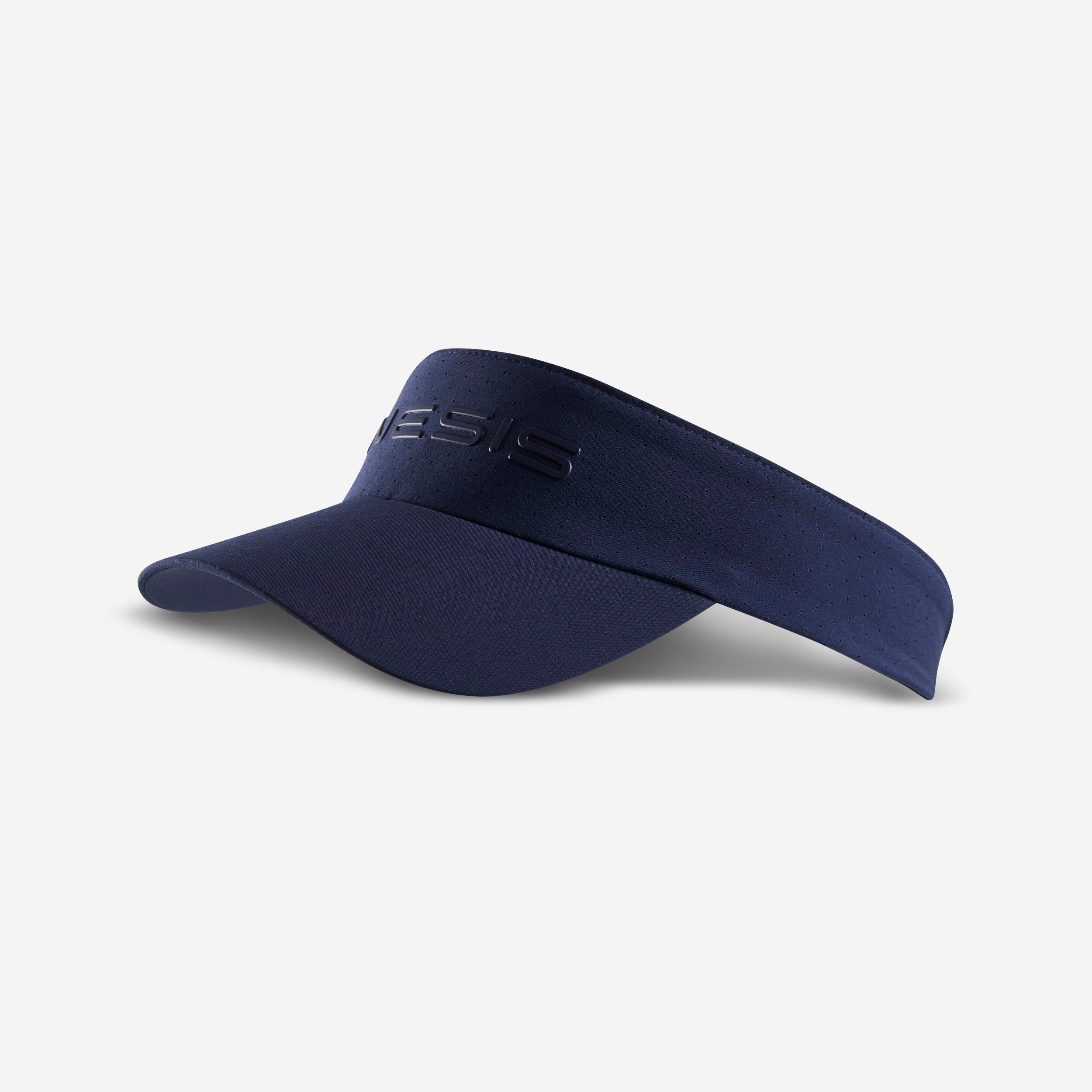 blue golf visor