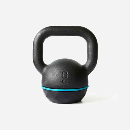 
      Kettlebell 8 kg liatinový s gumenou základňou
  