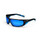 Очки солнцезащитные для походов категория 4 для взрослых сине-черные MH570 Quechua