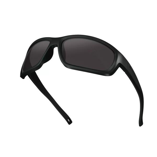 Adult hiking sunglasses with dark wraparound lenses